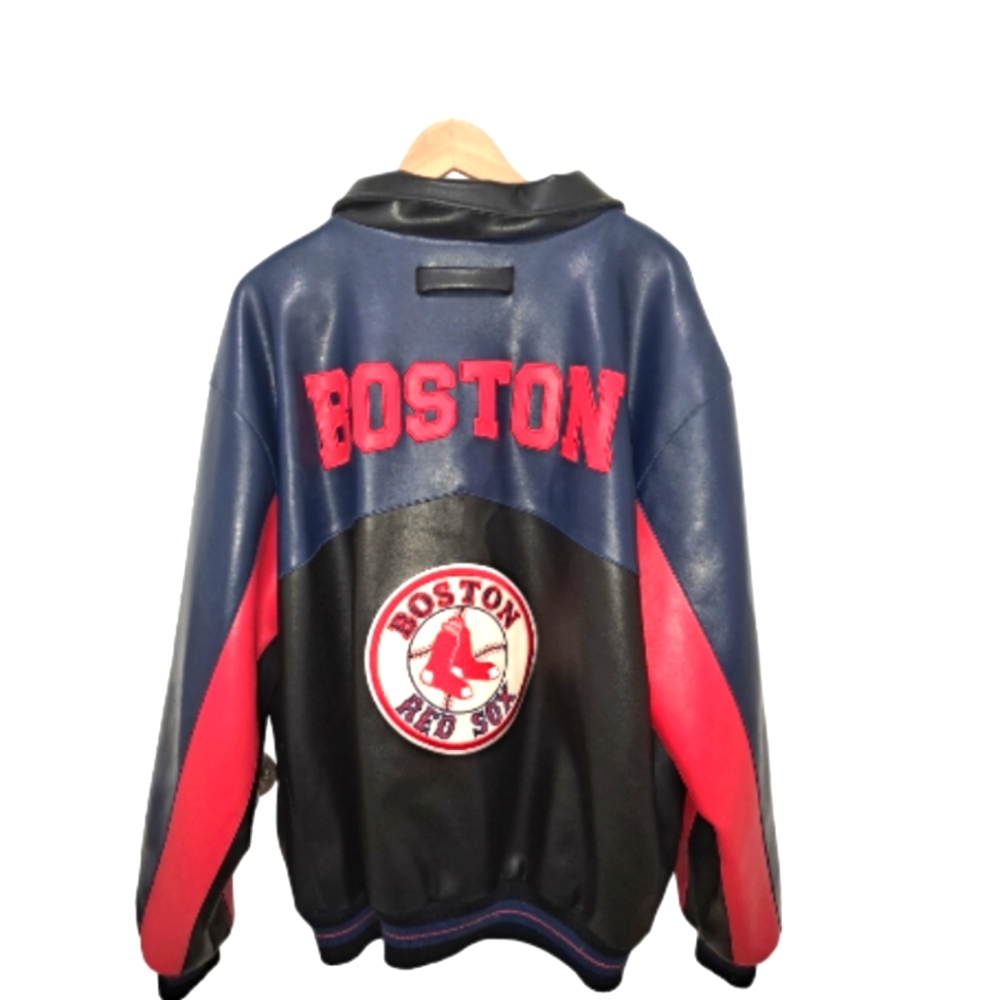 Genuine Merchandise G-III - BOSTON RED SOX Poly Vinyl Chloride Jacket Size XXL